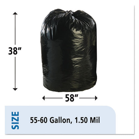 8105015173668 - RECYCLED TRASH CAN LINERS, BLACK /BROWN, BX