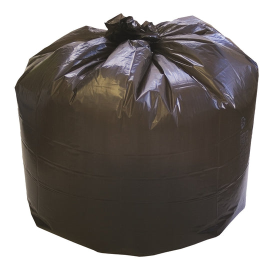 "TRC" RECYCLED EXTRA EXTRA HEAVY DUTY, TRASH BAG, BLACK or BROWN  CS