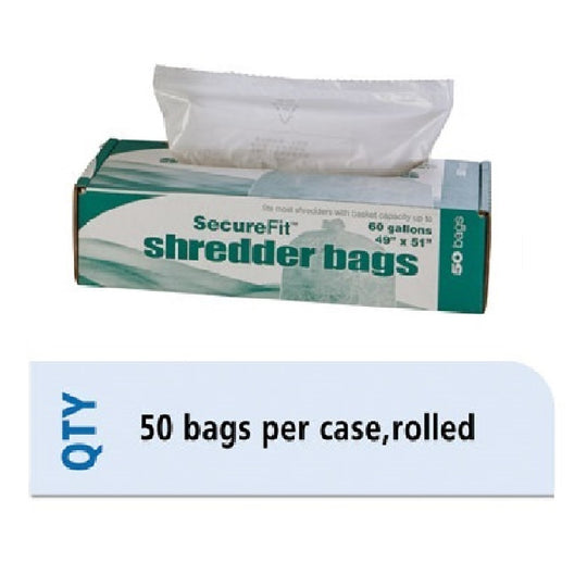 8105015574982 - HEAVY DUTY SHREDDER BAGS, 60 GALLON CAPACITY CS