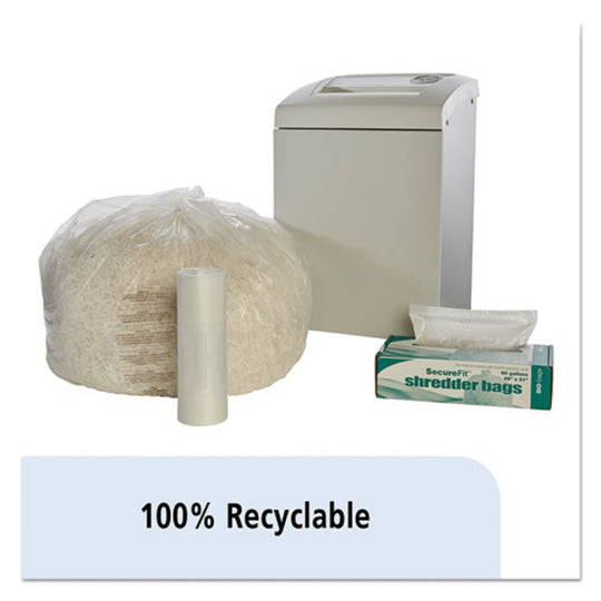 8105015574982 - HEAVY DUTY SHREDDER BAGS, 60 GALLON CAPACITY CS