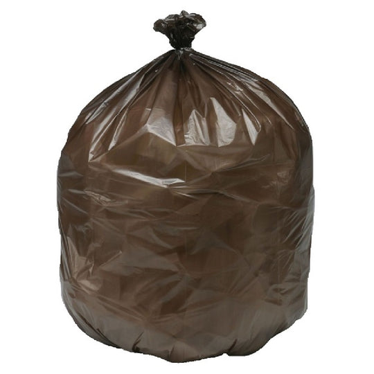"CLC" CONTROLLED LIFE-CYCLE HEAVY DUTY  30" x 36" PLASTIC BAGS - BROWN BX
