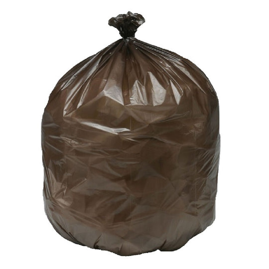 8105015604933 "CLC" CONTROLLED LIFE-CYCLE PLASTIC BAGS, EXTRA HEAVY DUTY, BROWN BX