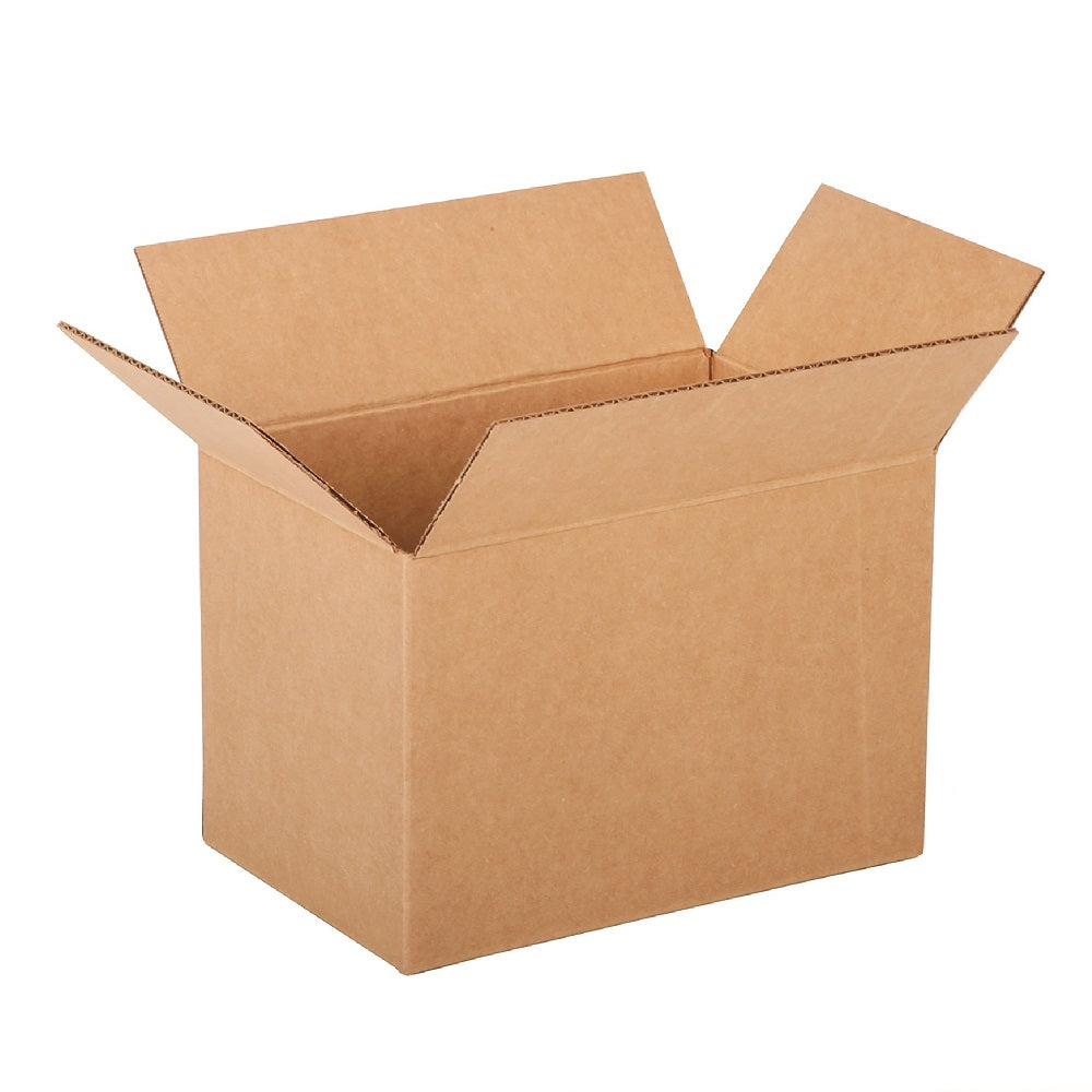 WEATHER RESISTANT CORRUGATED SHIPPING BOXES, 12" x 12" x 8" BD