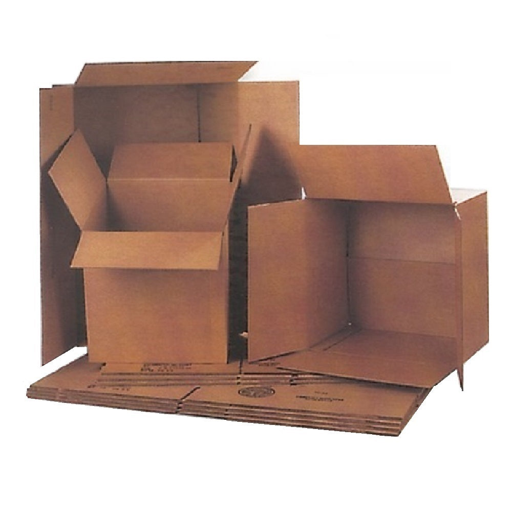 WEATHER RESISTANT CORRUGATED SHIPPING BOXES, 12" x 12" x 8" BD