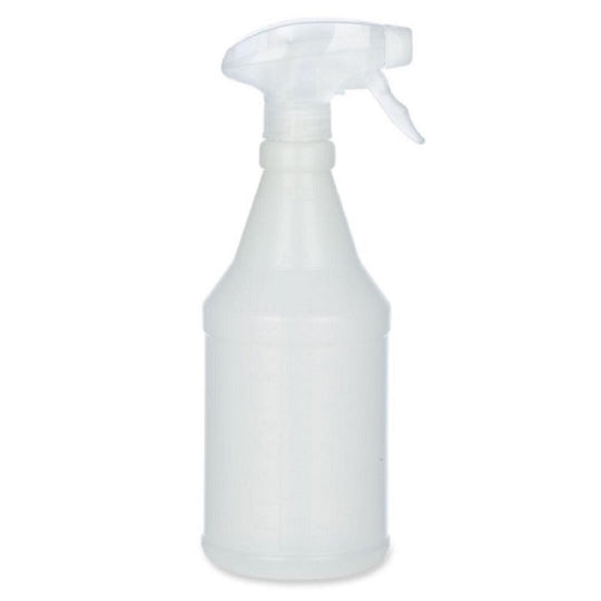 TRIGGER SPRAY 24 oz OPAQUE PLASTIC BOTTLE, ADJUSTABLE NOZZLE PK