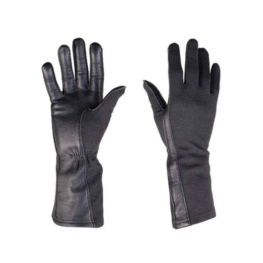 8415014614964 SUMMER FLYER GLOVES, LEATHER BLACK, 1 PAIR