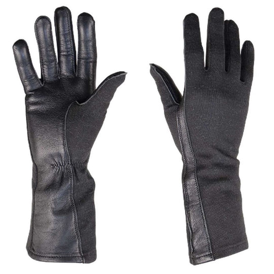 8415014614966 SUMMER FLYER GOLOVES, LEATHER, BLACK PR