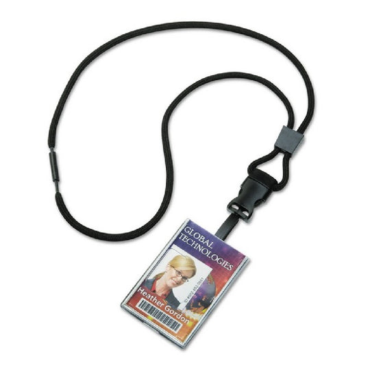 8455-01-613-0195 / 8455016130195 • Smart Card Holder • Cord Style Lanyard • FIPS-201 • Clear • Dozen