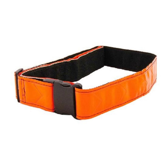 SAFETY REFLECTIVE BELT, VINYL, ADJUSTABLE 31" - 55", FLUORESCENT ORANGE EA