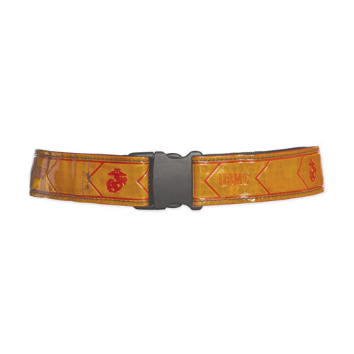 SAFETY REFLECTIVE BELT - MARINE AMBER/SCARLET