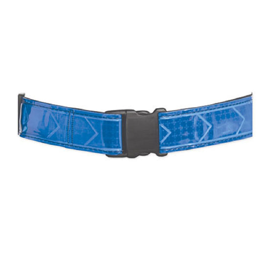 HIGH VISIBILITY SAFETY BELT, VINYL, BLUE EA