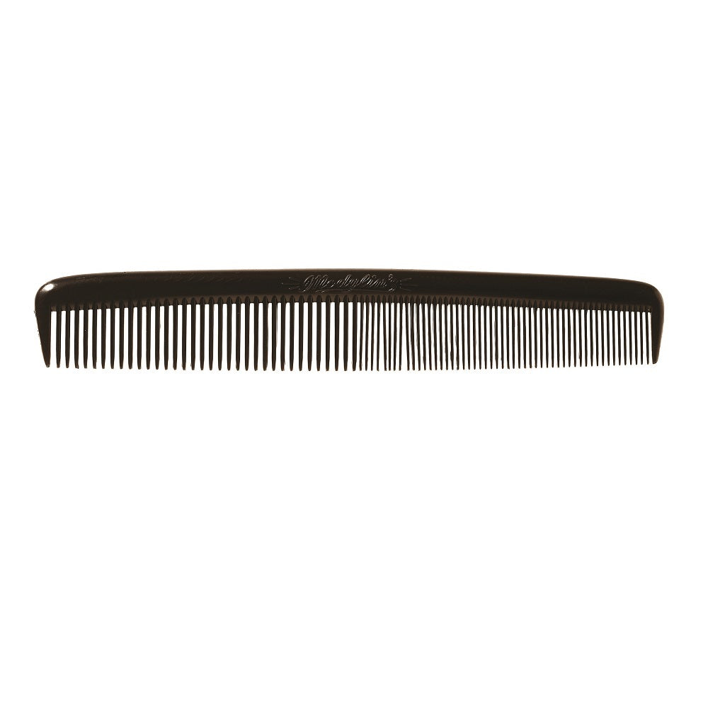 7 1/2" LONG BARBERS COMB - BLACK BX