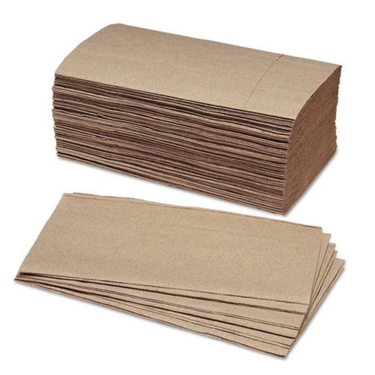8540014940911 - Single-Fold Paper Towel - Kraft Bx
