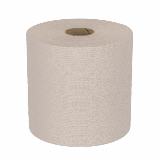 8540015915146 - Single Ply Non-Perforated Hard Roll Paper Towel - Natural Bx