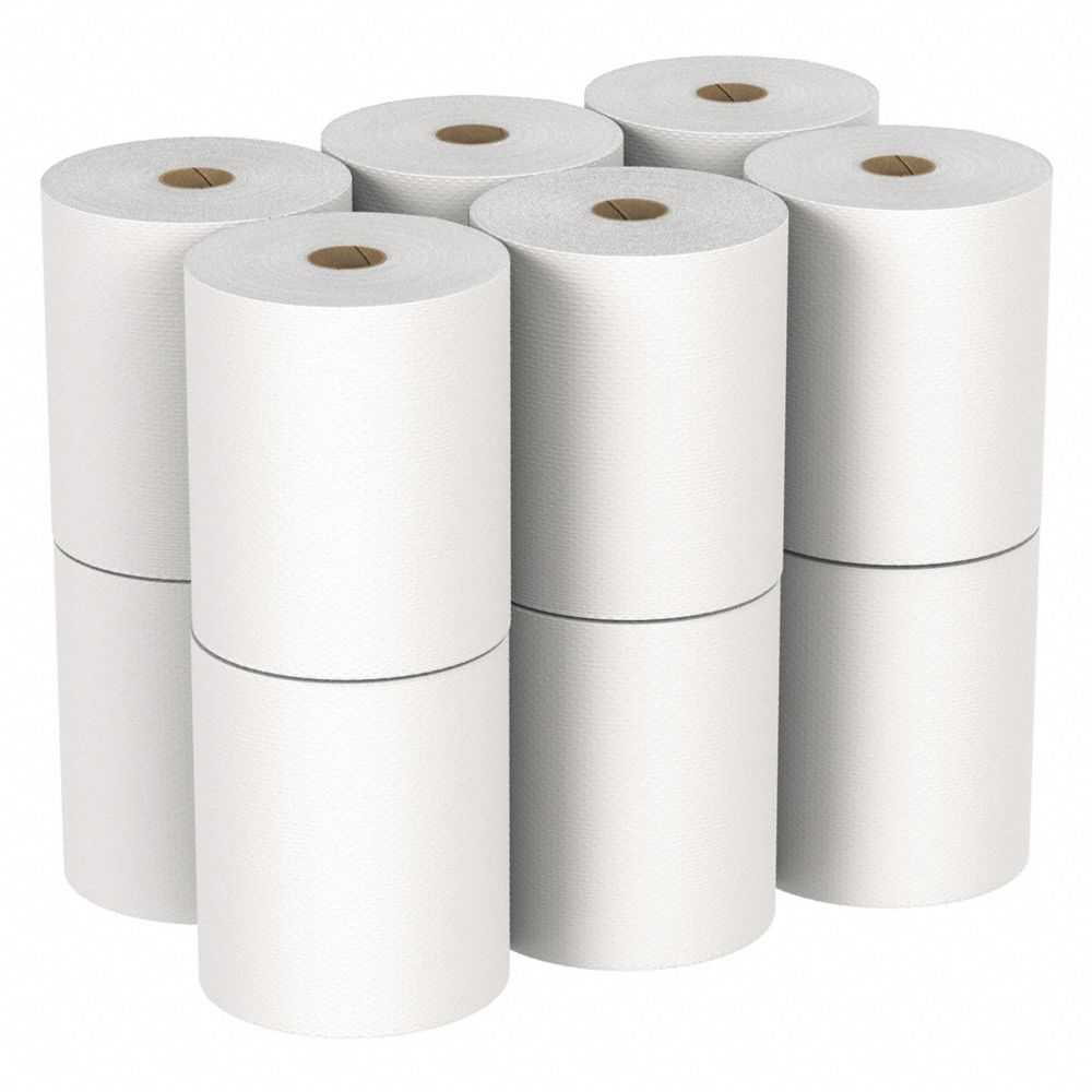 8540015923323 - CONTINUOUS ROLL PAPER TOWEL, WHITE BX