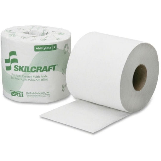 8540016308728 - 1-PLY TOILET TISSUE, SEPTIC SAFE, WHITE Bx