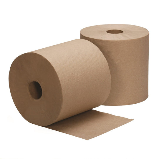 8540016671043 - HARDWOUND ROLL PAPER TOWEL - NATURAL Bx