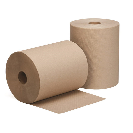 8540017016569 - HARDWOUND ROLL PAPER TOWEL - NATURAL BX
