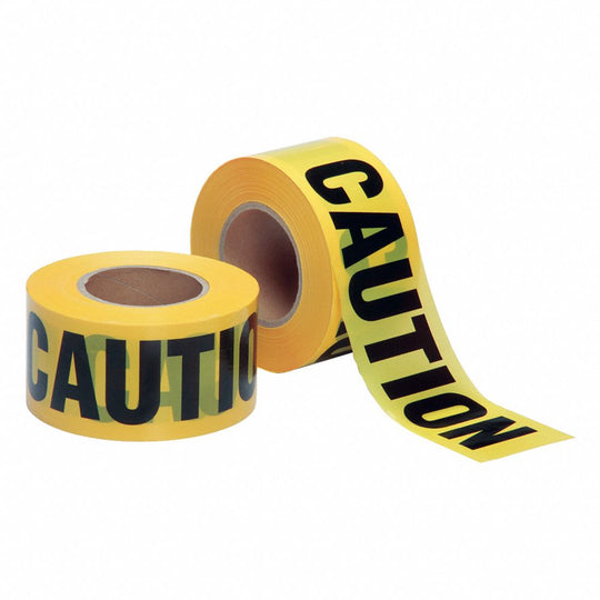 9905016134244 - BARRICADE TAPE, 2 mL THICK, 3" W x 1,000 FT. ROLL EA